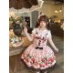Dream Whale Strawberry Chocolate Blouse Salopette JSK and OP(Pre-Order/Full Payment Without Shipping)